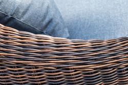 "Барселона" лаунж-зона из искусственного ротанга, цвет коричневый