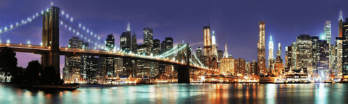 Кухонный фартук Бруклинский мост (Ф-254) 2000х600 мм