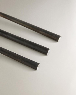 ZARA HOME НАБОР СТАЛЬНЫХ СТОЛОВЫХ ПРИБОРОВ (НАБОР ИЗ 3 ПРЕДМЕТОВ), ЧЕРНЫЙ