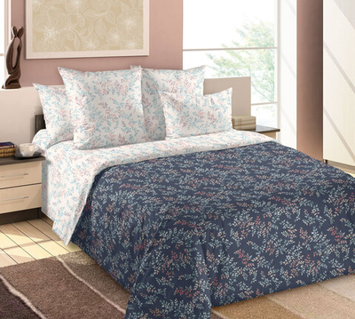 Постельное белье перкаль Евроразмер Забвение 1