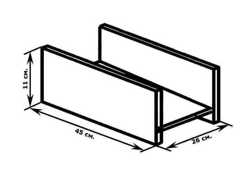 Тумба под системный блок Рубин 41.(42).24