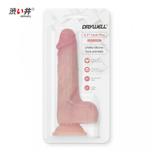 Реалистичный фаллоимитатор DryWell (21,5×4,1 см) на присоске