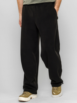 Брюки спортивные с утяжкой внизу, мужские, цвет "Чёрная скала"