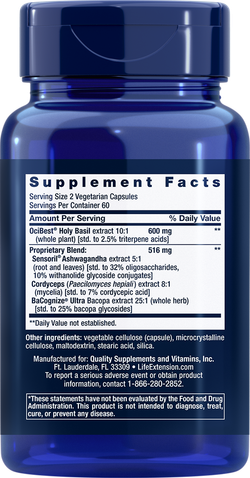 Adrenal Energy Formula 120 капсул Life Extension