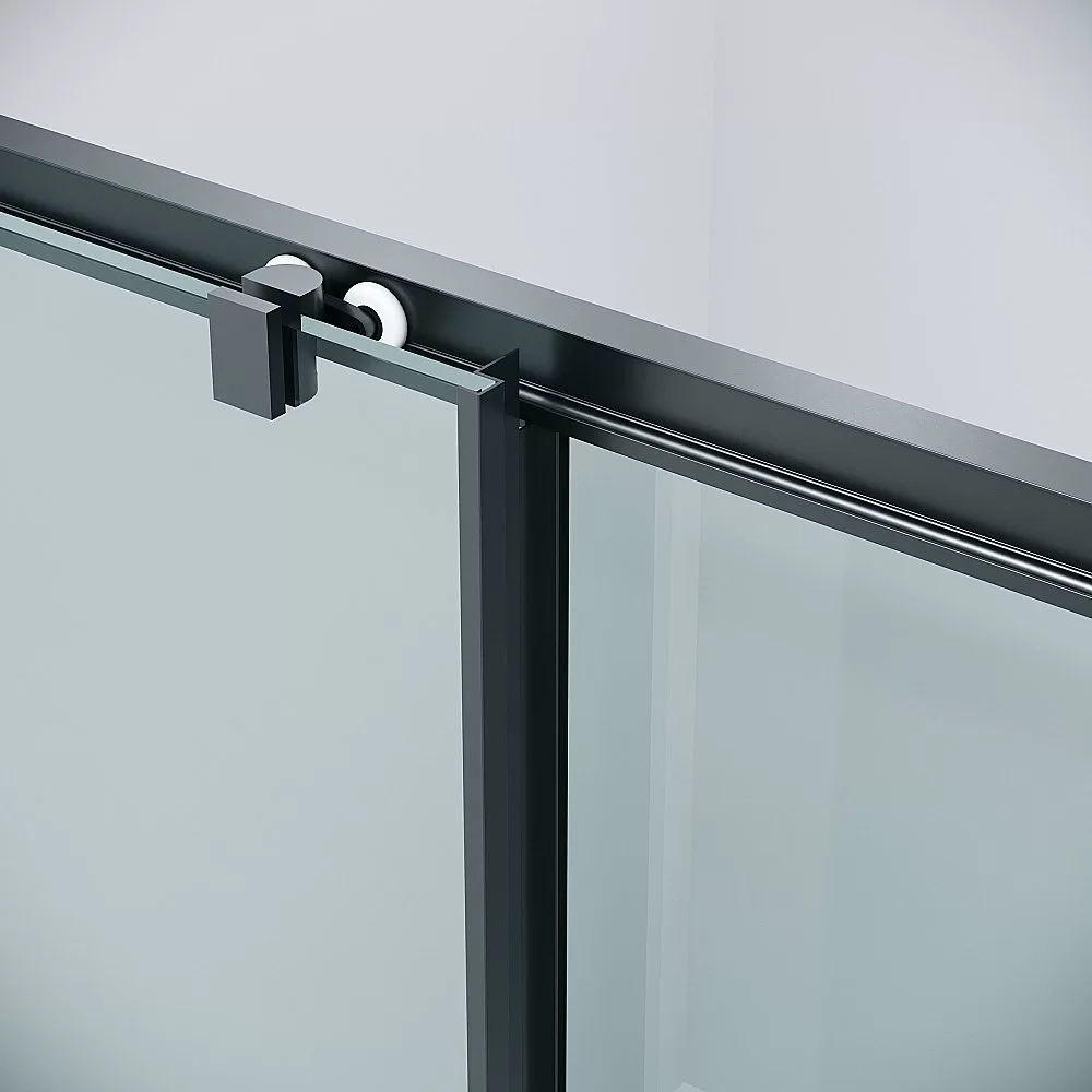 Душевой уголок Grossman Cosmo 120.K33.02.1480.21.00 140x80 стекло прозрачное/профиль черный матовый
