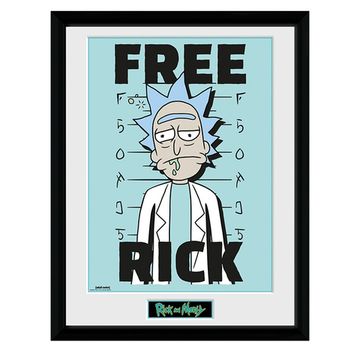 Постер в рамке GB eye Rick and Morty Free Rick