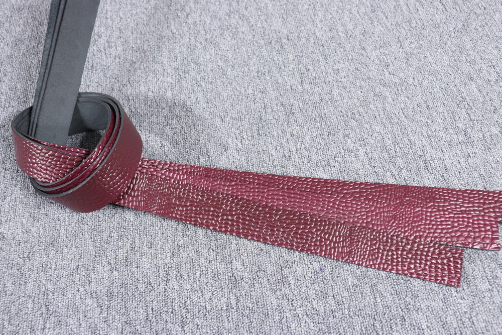 Ременная заготовка Перламутр с лицевой отделкой + плита Шаргень 3,3-3,6