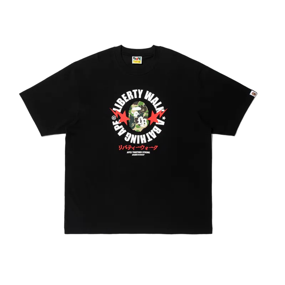 A Bathing Ape Bathing Ape Liberty Walk Футболка Cotton Regular Summer 0zxtem910101q