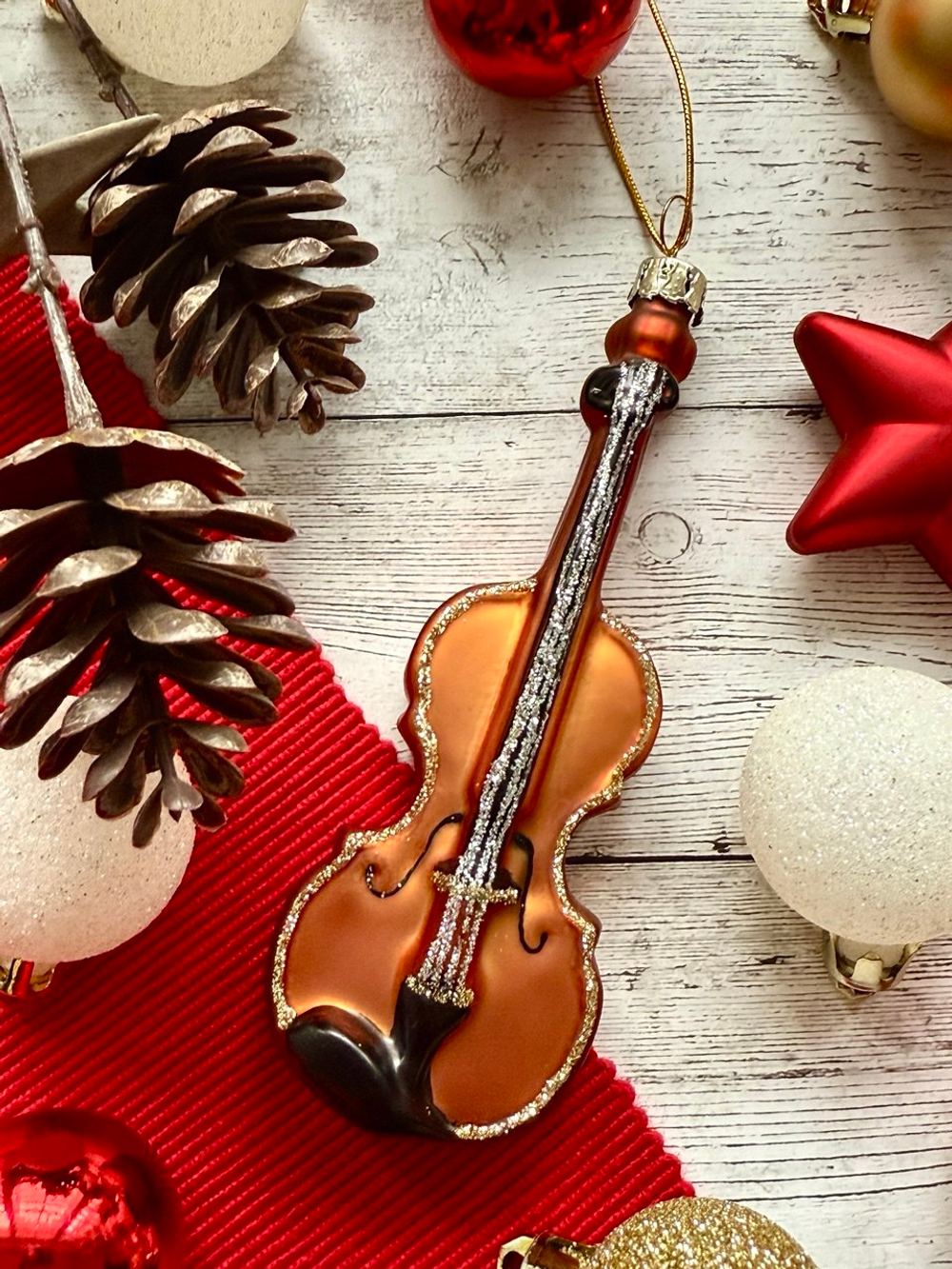 Елочное украшение "Скрипка"