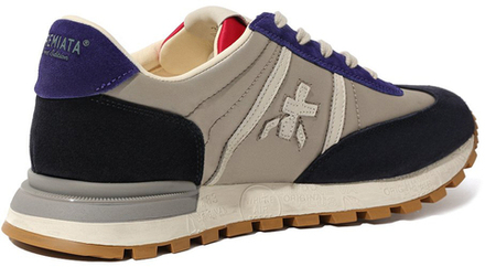 Premiata John Low D серые с черным спортивные