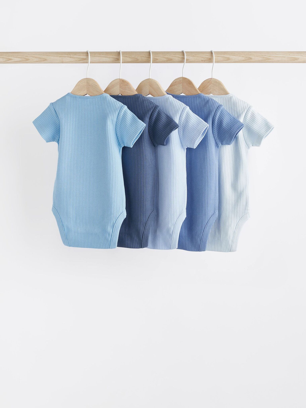 Боди с коротким рукавом для малышей Next T52-240, 5 шт., Синий, Голубой