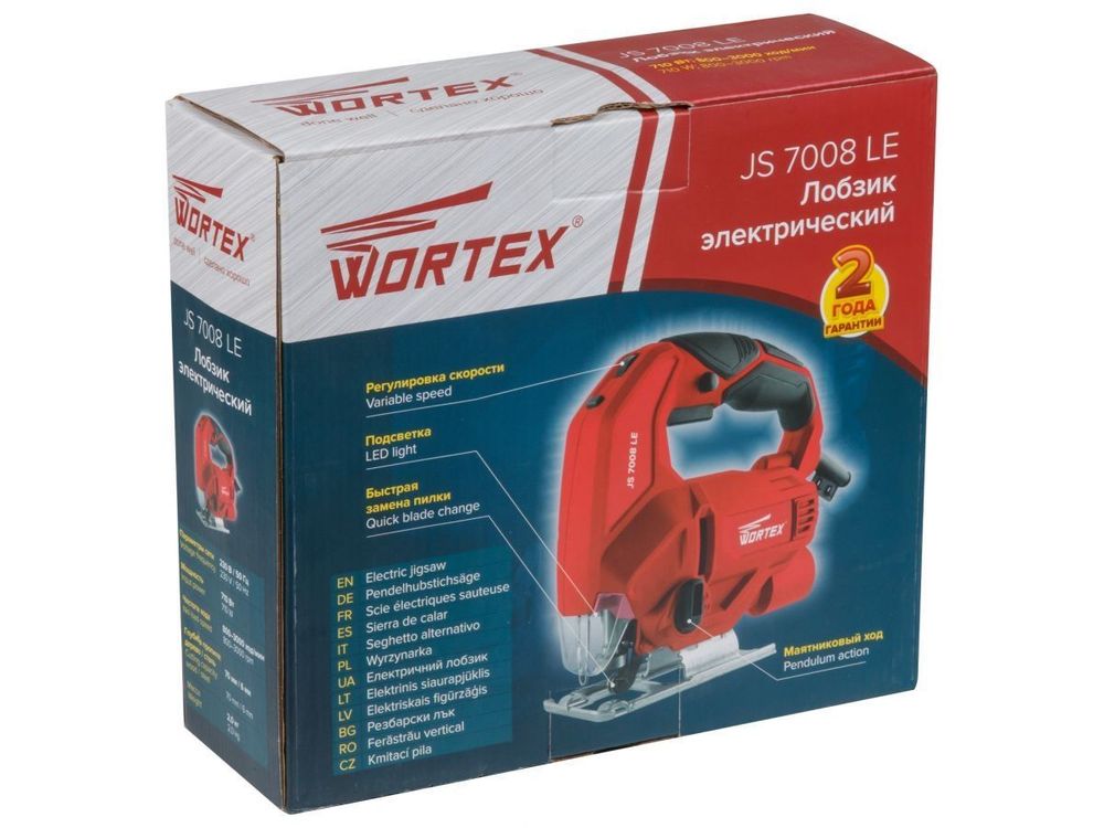 Лобзик электрический WORTEX JS 7008 LE