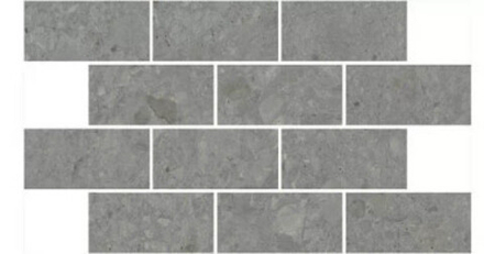 Декор Чеппо ди Гре мозаичный серый тёмный матовый обрезной (DD606120\MM)