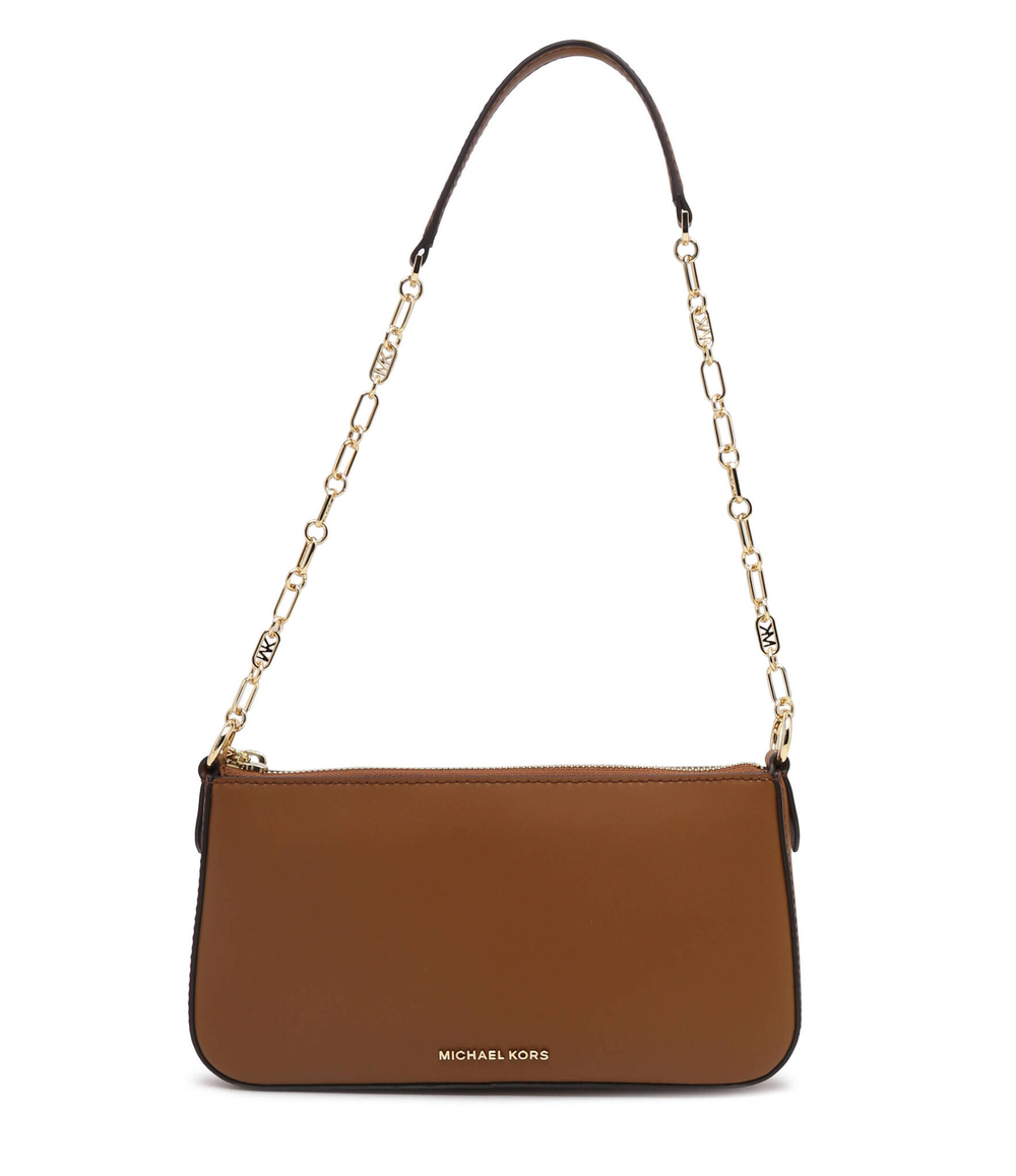 Кожаная Наплечная сумка Michael Kors - коричневый(32H3G8EW6L)