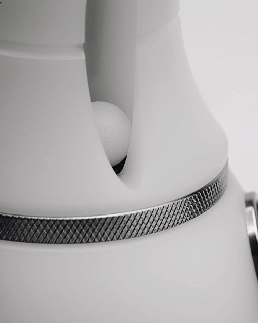 Кальян Alpha Hookah Beat - White Silver Прозрачная Колба