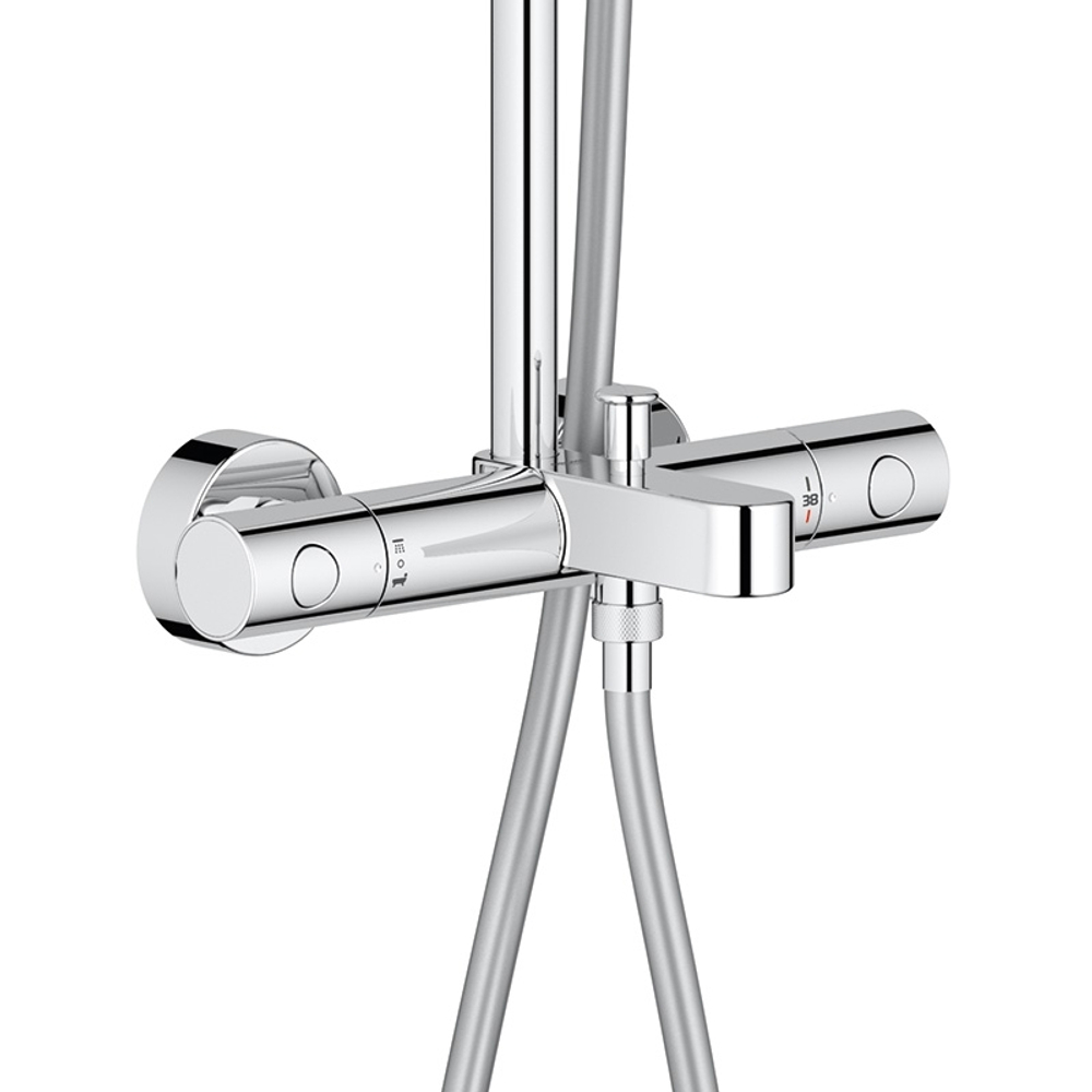 Душевая система Grohe Tempesta Cosmopolitan System 26223001 с термостатом Хром