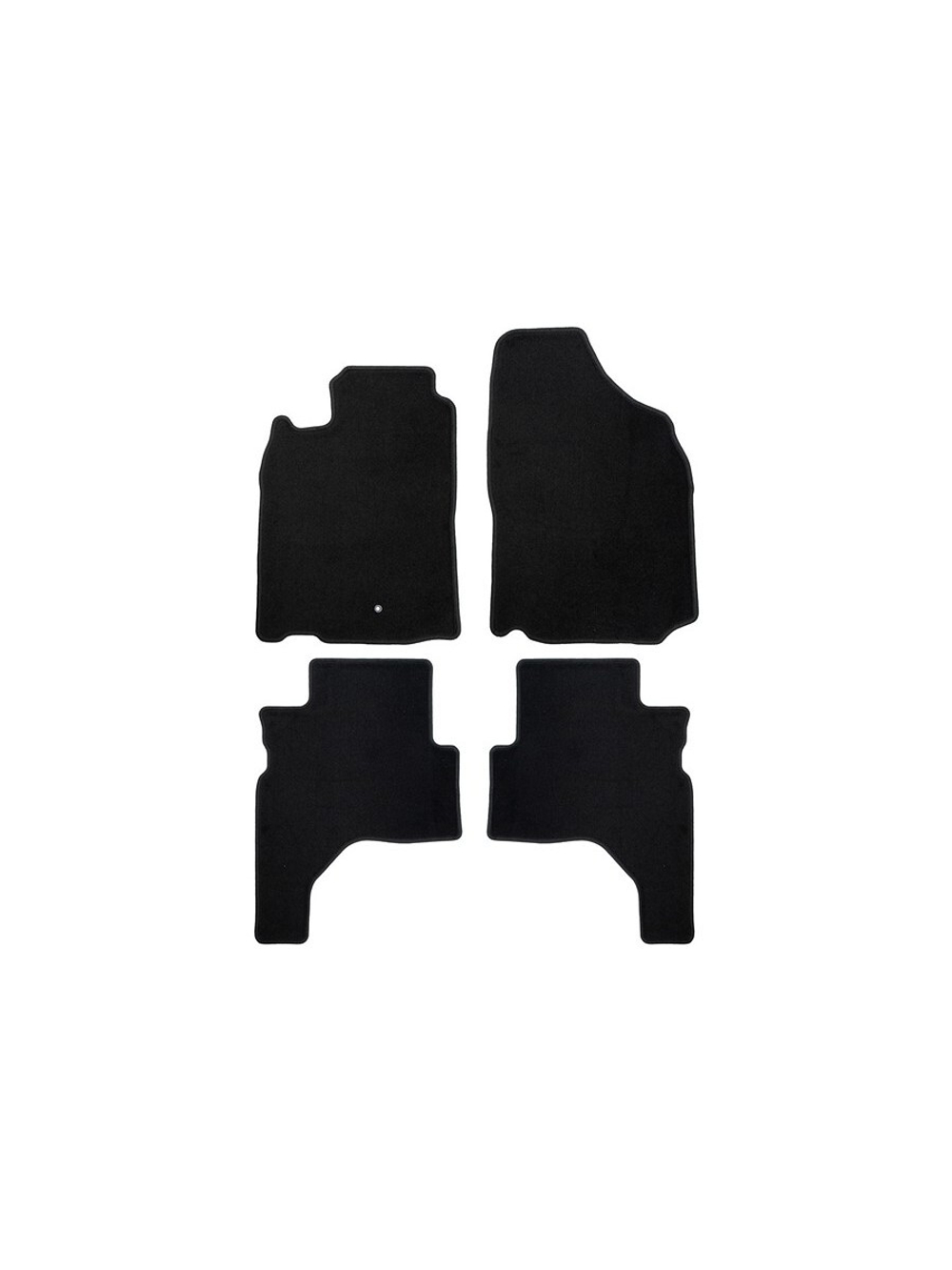 Коврики в салон для MITSUBISHI Pajero Sport I 1998-2004, 2004-2008, внедорожник , 4 шт. (текстиль) KLEVER01350701200K