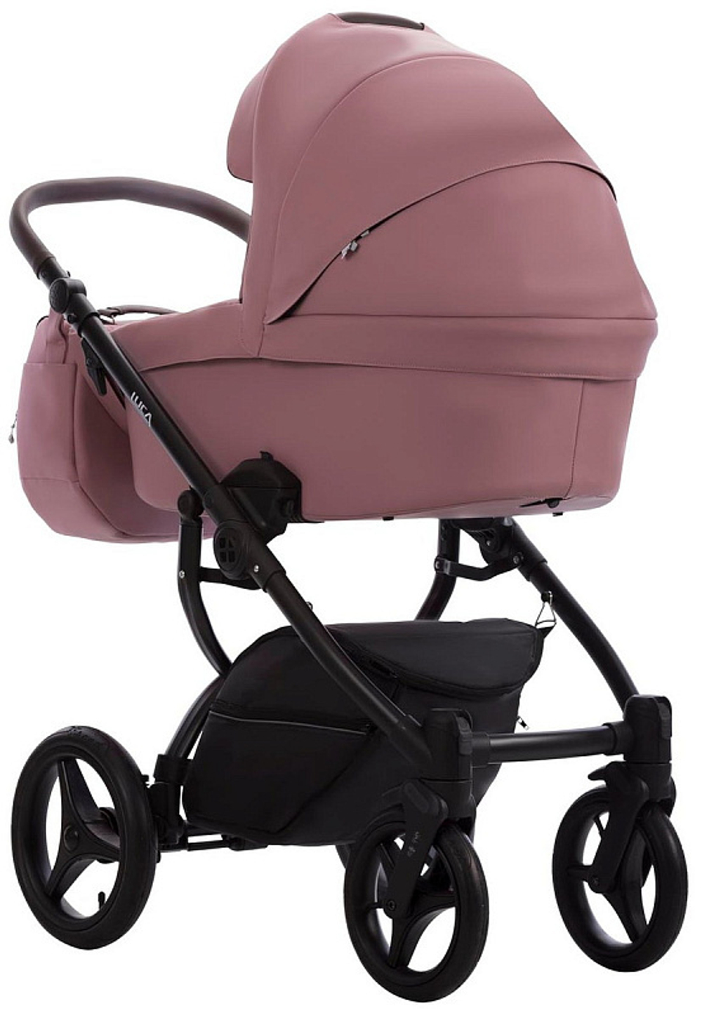 Детская коляска Bebetto Luca Pro 3 в 1 с автокреслом Avionaut Cosmo 36 розовая кожа