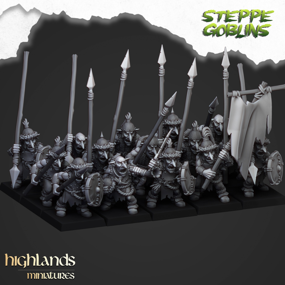 Steppe Goblins Spears with CG