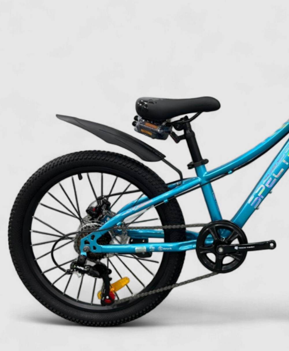 Велосипед TechTeam SPECTRA 20"x10  голубой
