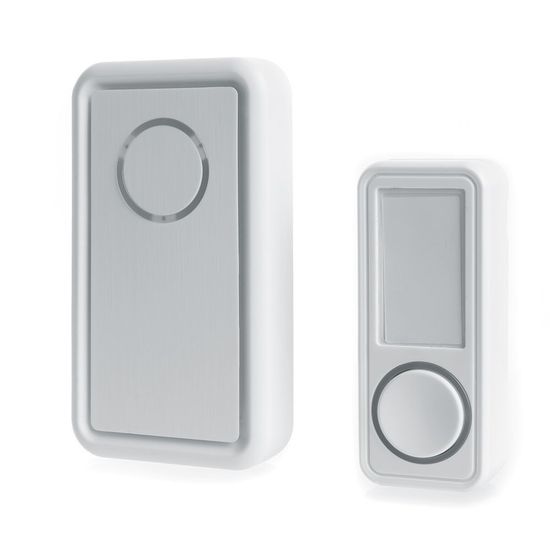 Звонок электрический дверной FERON 18 мелодий, белый Е-379