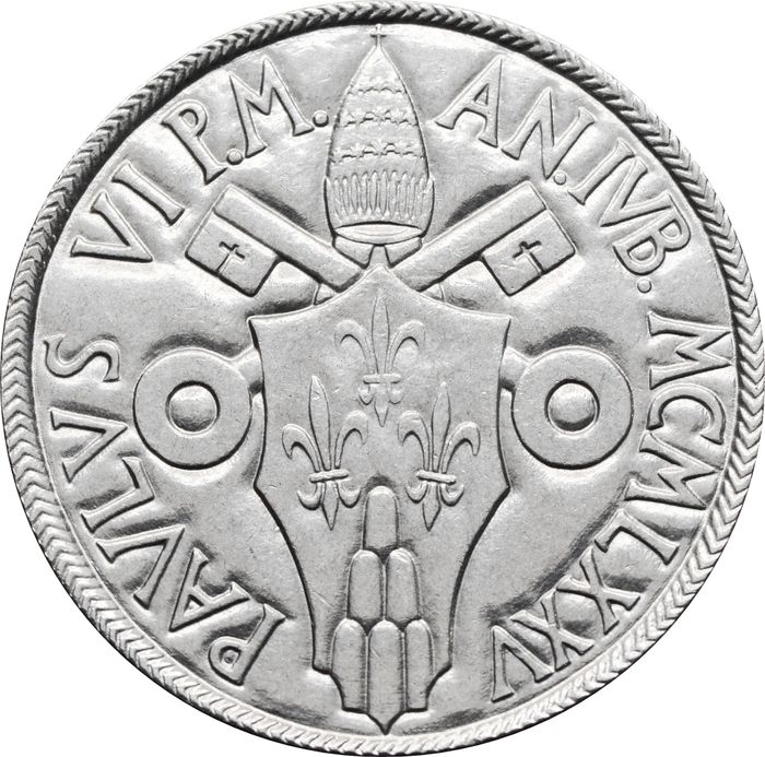 100 лир 1975 Ватикан, Священный год