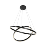 Люстра подвесная светодиодная Maytoni Rim MOD058PL-L74BK