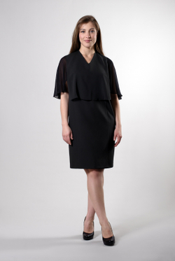 Платье женское 2072оп, черный #85Ч052072оп