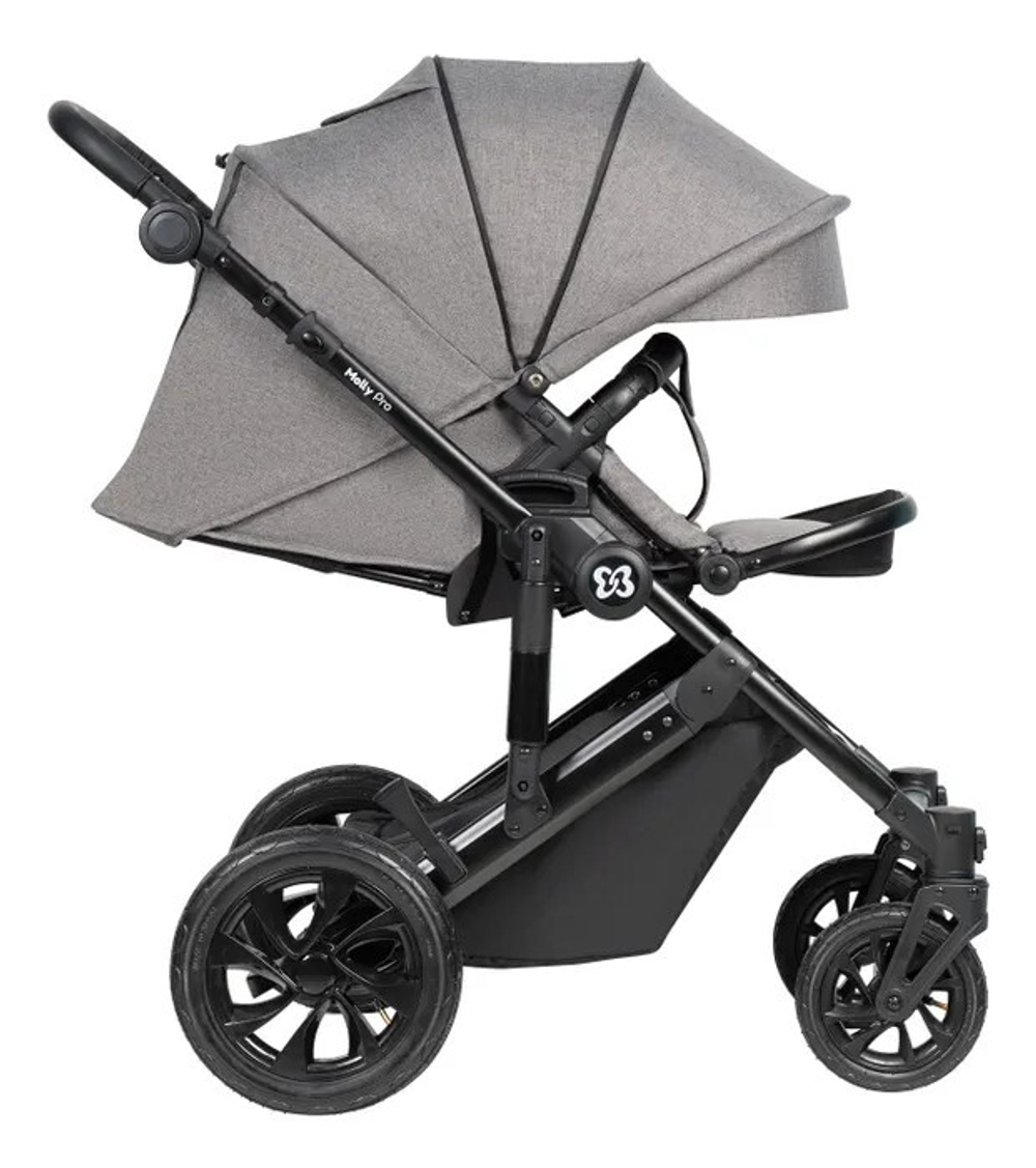 Детская коляска Farfello Molly Pro 3 в 1 серый