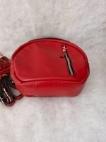 Сумка из натуральной кожи через плечо