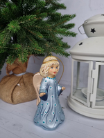 Ангел ёлочная игрушка из фарфора