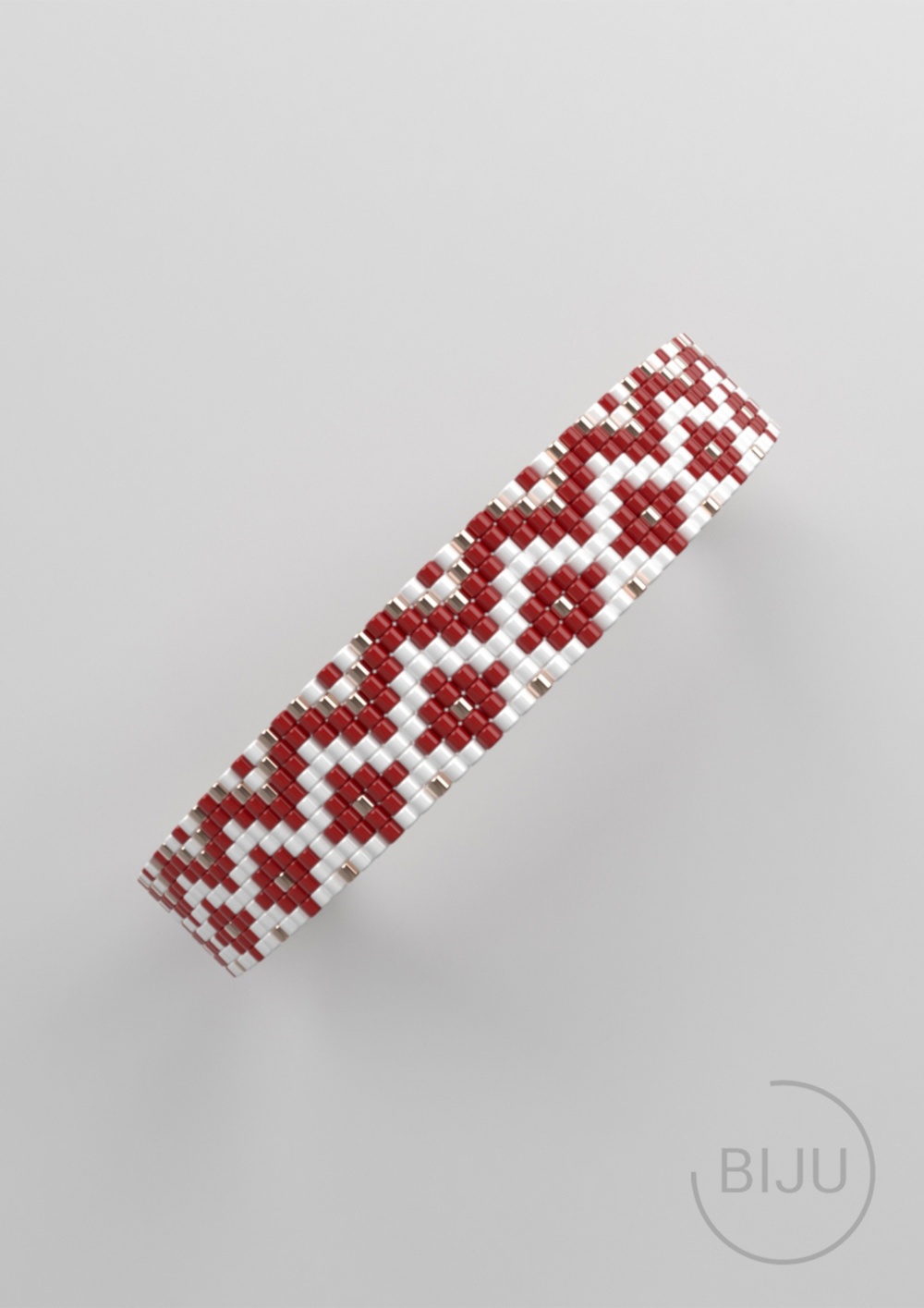 Схема LOOM, Схема браслета на станке, узор из Miyuki Delica 11/0, файл PDF, №424L_1