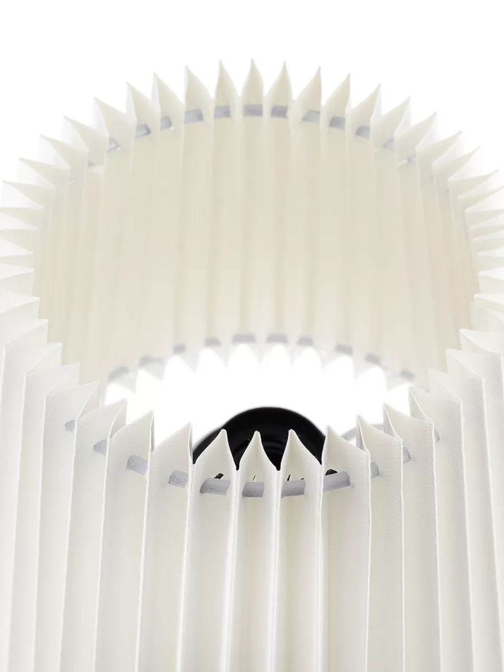 Торшер настольный с абажуром из ткани