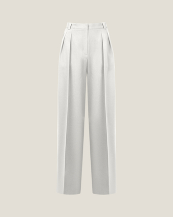 Брюки "Попа сердечком" в жемчужном