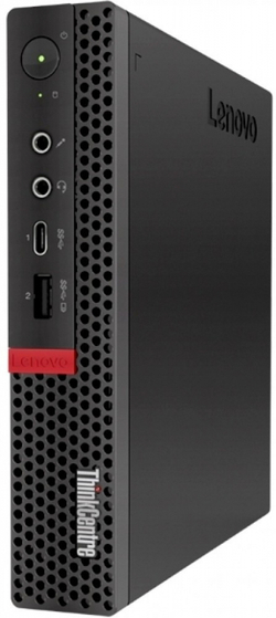 ПК Lenovo ThinkCentre M920q Tiny (10RSS11600) Intel Core i5 8500T, 2100 МГц, 8 Гб, без HDD, 256 Гб SSD, Intel UHD Graphics 630, 1000 Мбит/с, DOS, клавиатура, мышь