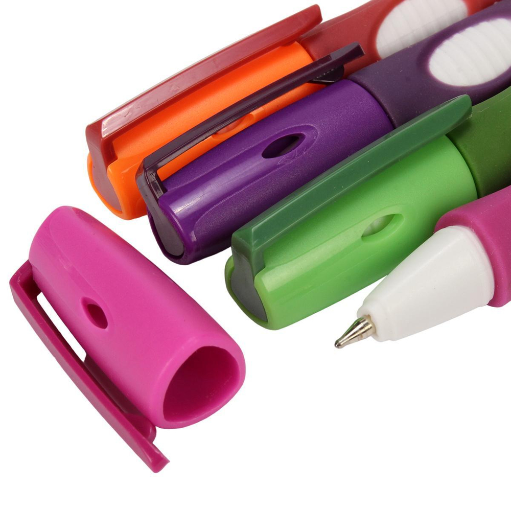 Ручка масляная Piano РТ-251 для левшей, 0,7мм, синяя, с грипом, 5 цветов микс , C-40761 (Комплект 50шт.)