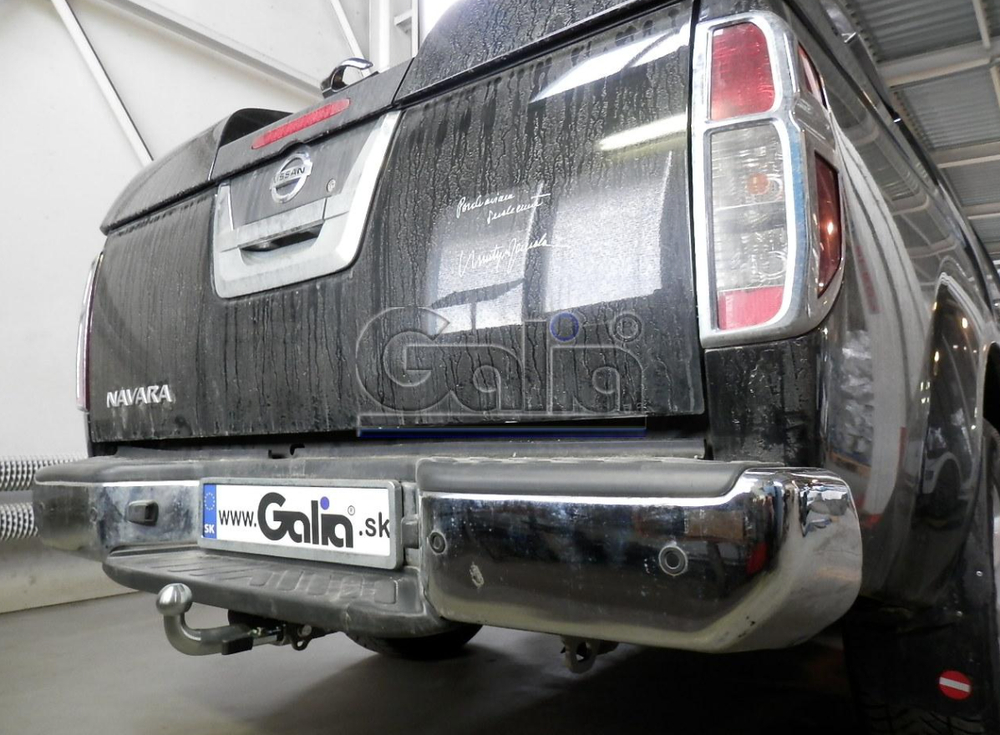 Фаркоп оцинкованный Galia N052C для Nissan Navara D40 2005-(паспорт и сертификат в комплекте)(без электрики)