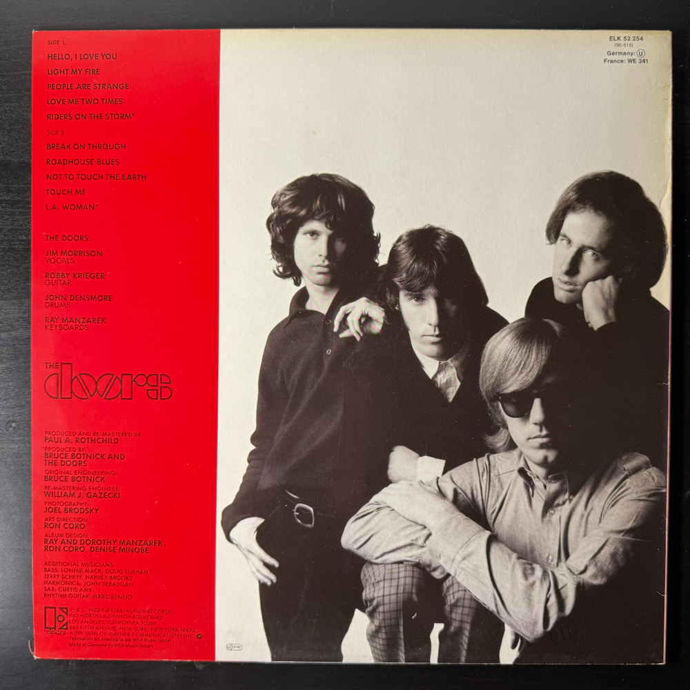 The Doors - Greatest Hits (Германия 1982г.)