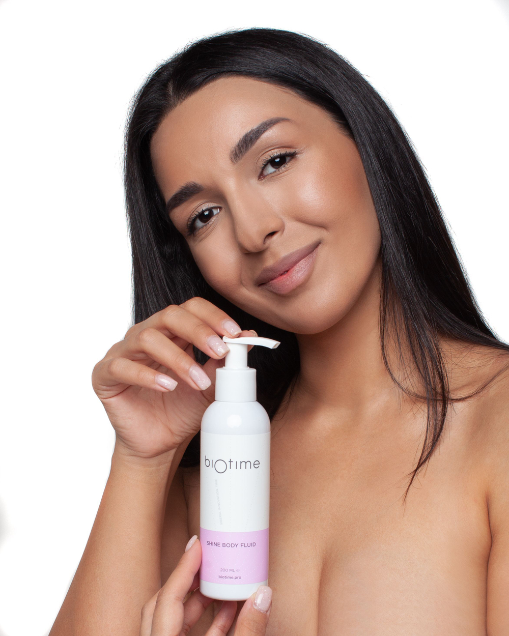 SHINE BODY FLUID BIOTIME - Флюид для тела сияющий (Биотайм), 200 мл