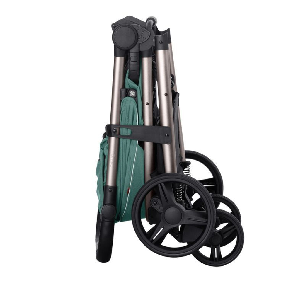 Детская коляска прогулочная CARRELLO Bravo PLUS CRL-8512/1 Metal Grey 2022 колеса PU