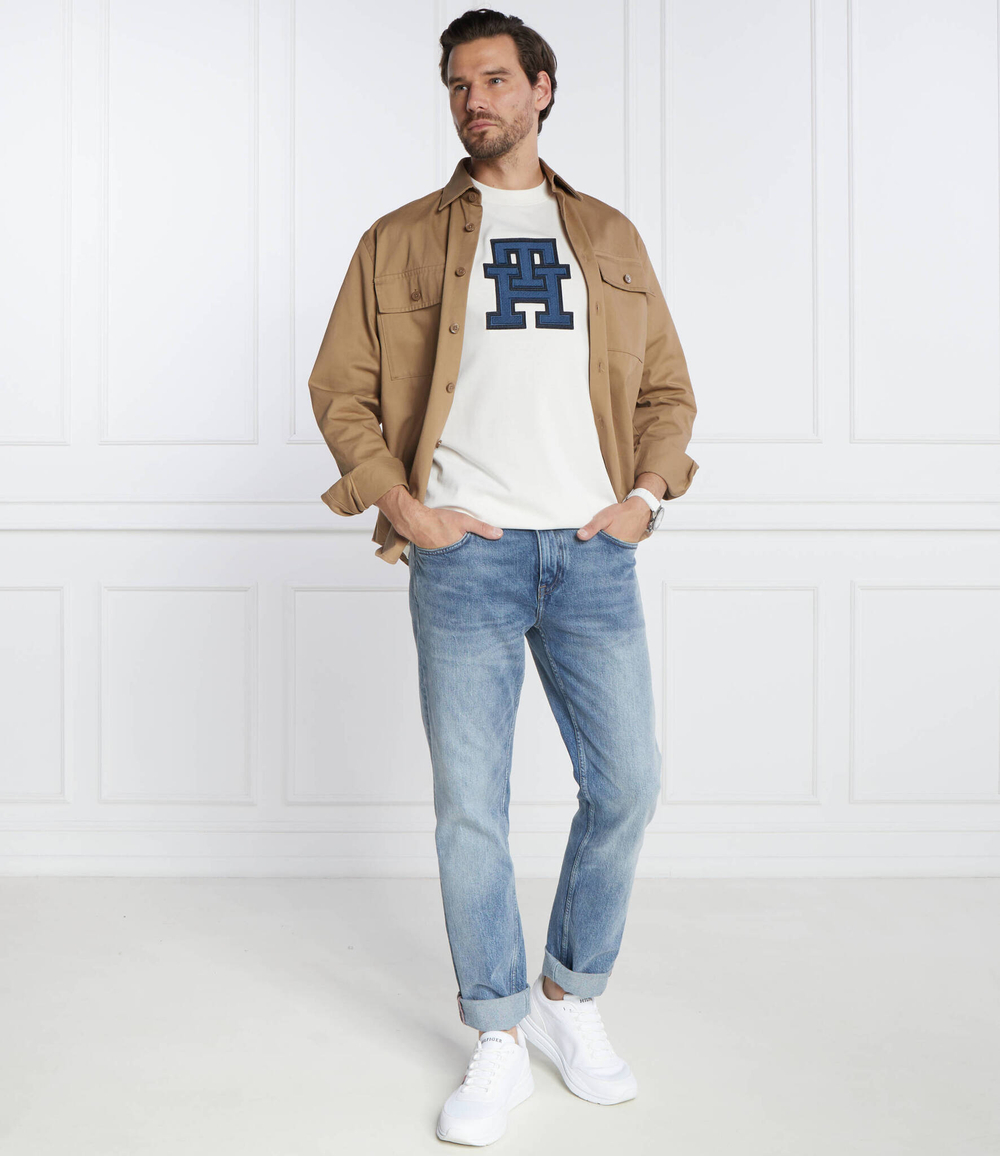 Футболка MONOGRAM APPLIQUE Tommy Hilfiger - белый(MW0MW32589)