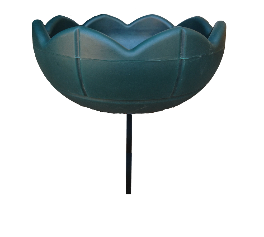 Садовый цветник Гейзер-1 с вазоном 600, цвет зеленый, высота 760