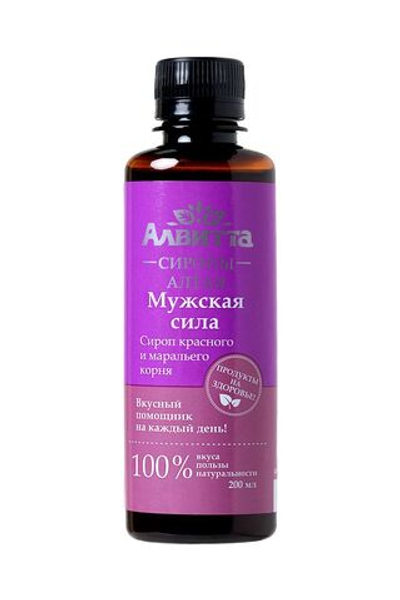 Сироп для мужчин «Мужская сила» - 200 мл.