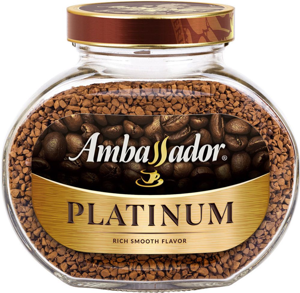 Кофе растворимый Ambassador Platinum 95 г x 2 шт