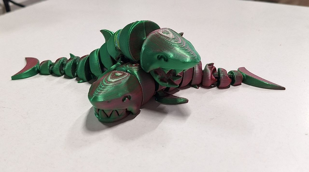 3D Игрушка подвижная Акула