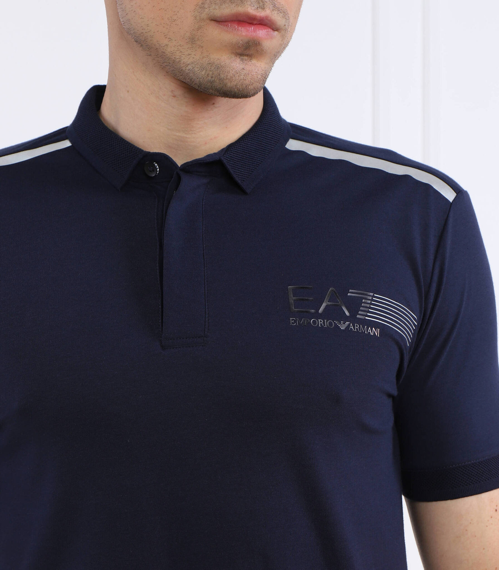 Поло EA7 - темно-синий(3RPF04 PJMAZ)