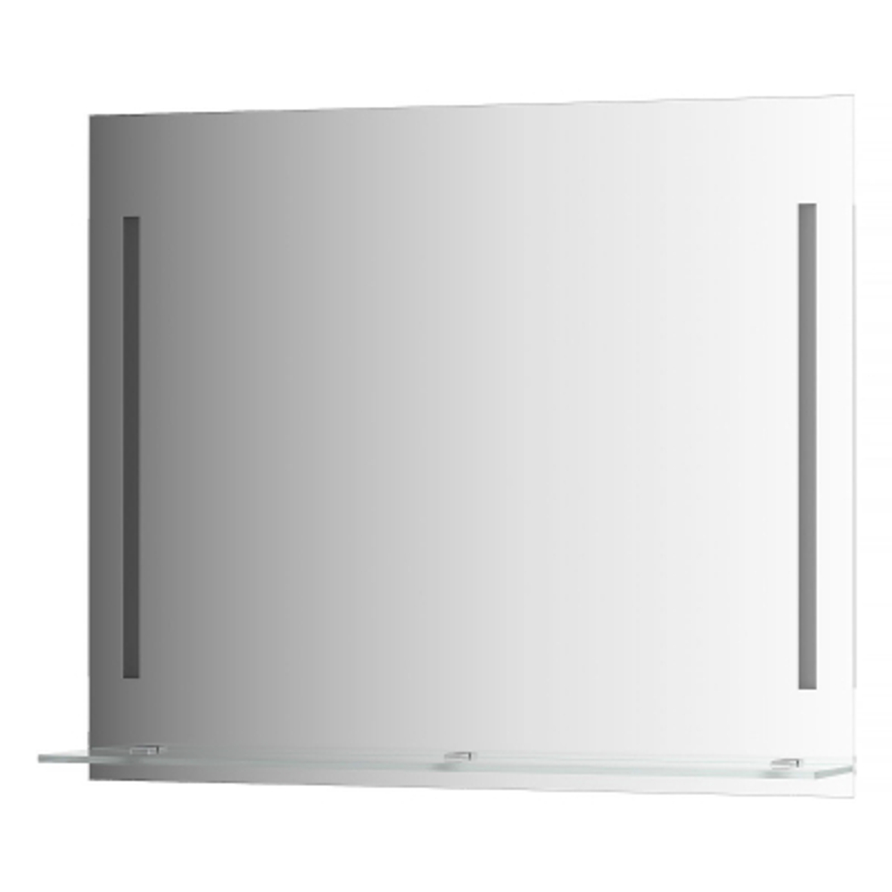 Зеркало Evoform с полочкой 90 см с 2-мя встроенными LED-светильниками 11 W 90x75 см