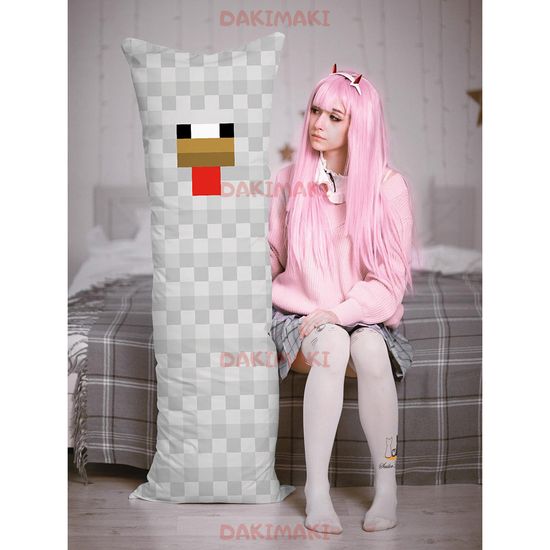 Дакимакура Курица Майнкрафт | Minecraft арт. 1226