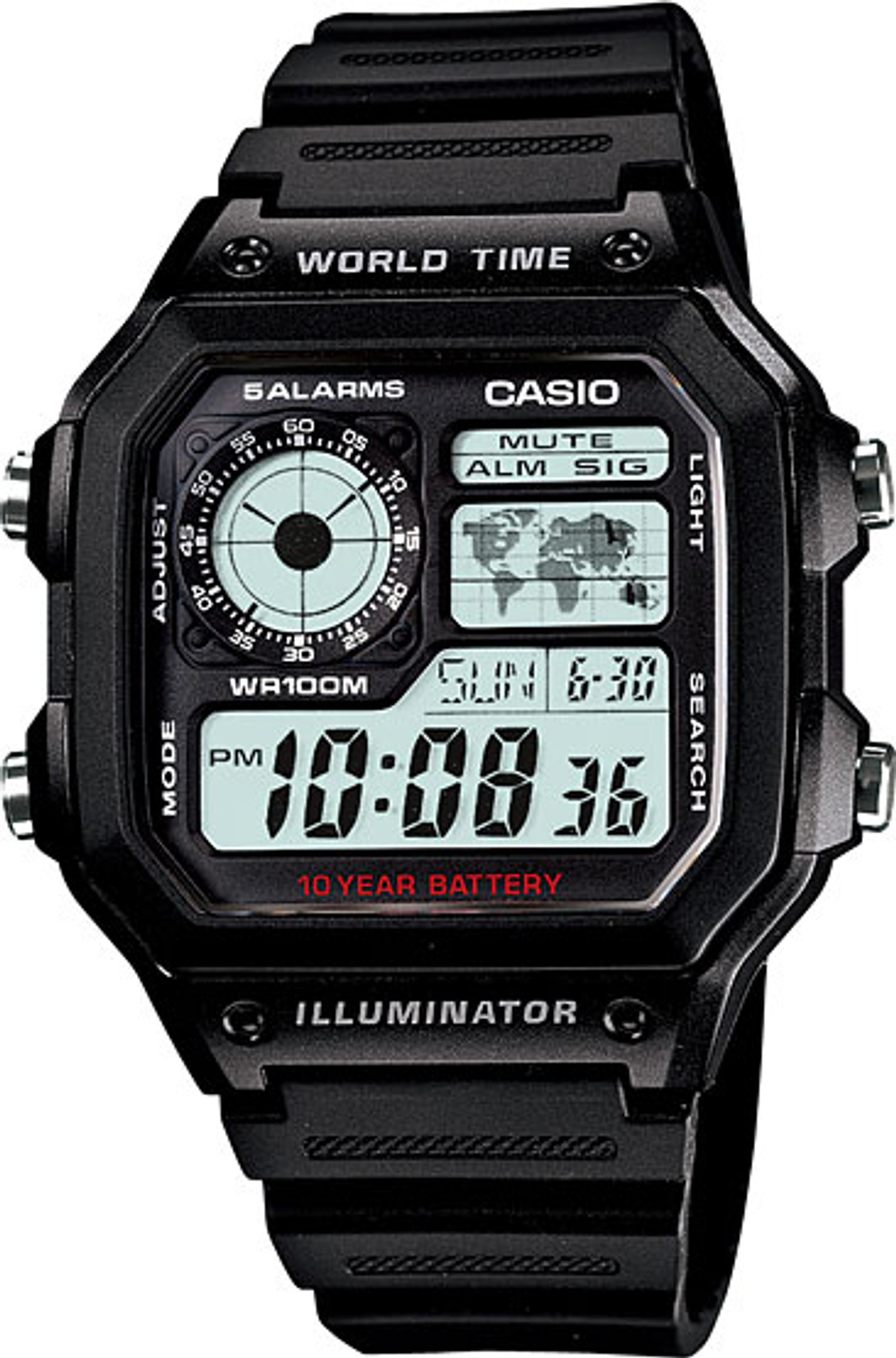 Часы Casio AE-1200WH-1A
