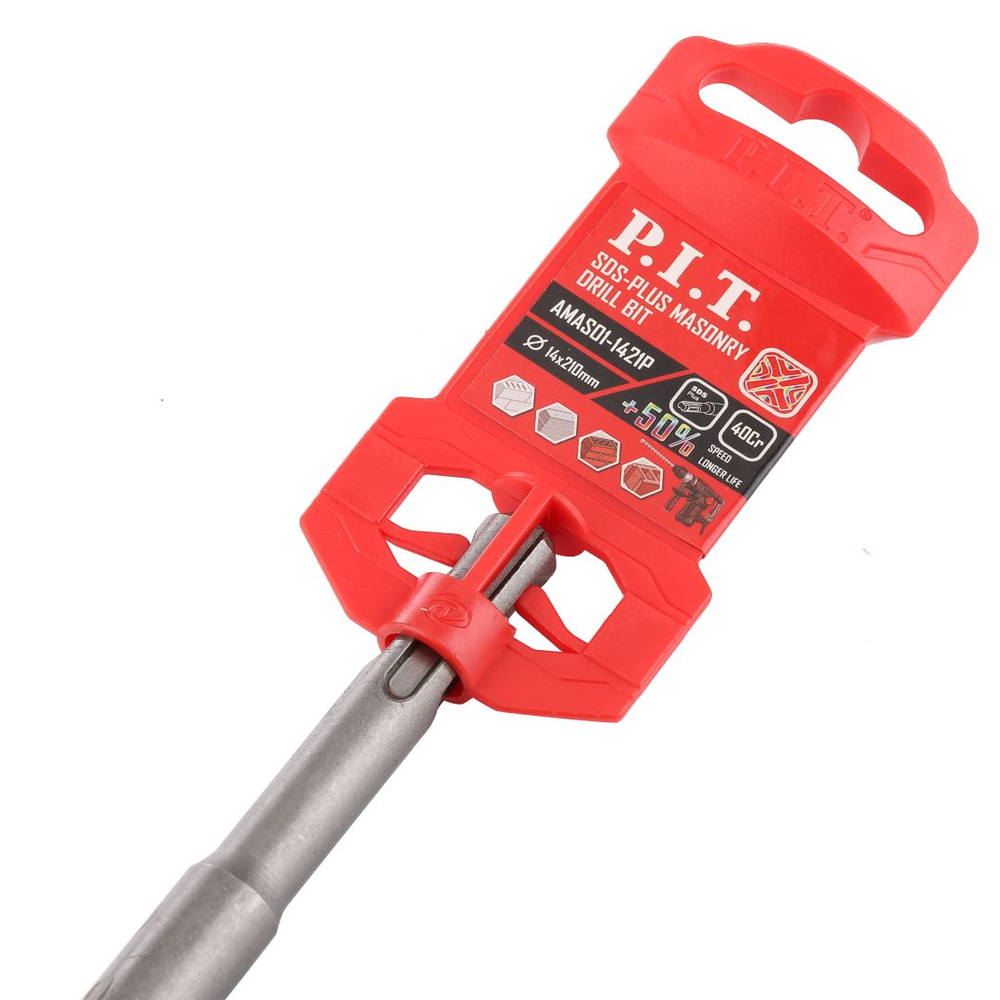 Бур по бетону SDS-Plus 4Power PIT 14х210 мм(AMAS01-1421P)